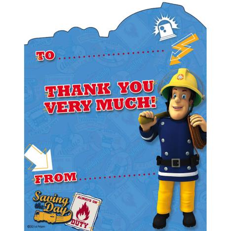 Fireman Sam Thank You Cards (Pack of 10) Extra Image 1